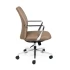 Director Mid Back Tan leather