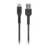 Monster USB-C to USB-A Thermo Plastic Elastometer Cable Black 1.2m [MT-1.2MCTOATB]