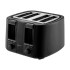 Nero 4 Slice Black Toaster