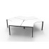 Infinity 120 Degree Workstation - Profile Leg