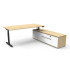 Halo Plus Executive Desk & Cabinet