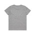 A grey kids' staple tee with a classic short-sleeve design, featuring a simple back without embellishments.