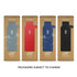 A drink bottle collection featuring four colours: Rock Grey, Fire Red, Ocean Blue, and Obsidian Black, each in a box with a logo.