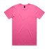 A pink Staple Tee featuring a classic fit and short sleeves, with a brand logo on the neck.