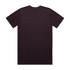 A black Classic Tee, featuring a simple design and short sleeves, with a logo on the back.