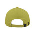 A green Classic 6 Panel Cap featuring a buckle adjustment at the back and a logo.