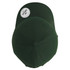 A green Classic 5 Panel Cap featuring a rounded top and a branded tag on the side.