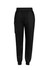 A pair of black slim leg jogger scrub pants featuring a side pocket and elastic cuffs.