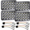 BlingLights Brand 4x Hi/Lo Bright LED Headlights for 1977-1981 Pontiac Firebird