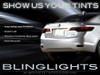 Acura ILX Tinted Smoked Taillamps Taillights Overlays Film Protection