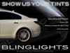 Opel Vauxhall Insignia Tinted Tail Lamp Light Overlays Kit Smoked Protection Film