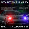 Volkswagen VW Jetta Strobe Police Light Kit for Headlamps Headlights Head Lamps Lights Strobes