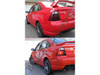 Pontiac Vibe Tinted Smoked Protection Overlays for Taillamps Taillights Tail Lamps Lights Film