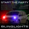 Kia Venga Strobe Lights for Headlamps Taillamps Headlights Taillights Head Tail Lamps Strobes Kit