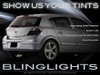 Vauxhall Astra Tinted Tail Lamp Light Overlay Kit Smoked Film Protection