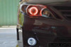 LED Blue Angel Eye Halo Fog Lights Lamps for 2009 2010 Toyota Corolla E140
