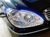 Mercedes A B CL CLS Class LED DRL Head Lamp Light Strips Kit