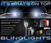 Kia Rio White LED Strobe Lamps Lights for Hood Windshield Washers Bonnet Sprayers Strobes