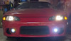 BlingLights Brand LED Fog Lights for 1995 1996 1997 1998 1999 Mitsubishi Eclipse