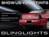 Chevrolet Monte Carlo Tinted Tail Lamp Light Overlays Kit Smoked Film Protection
