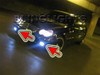 Mercedes-Benz C160 SE Sports Coupe Xenon Fog Lights Driving Lamps Foglamps Kit w203 C 160