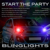 Kia Euro Star Strobe Police Light Kit for Headlamps Headlights Head Lamps Strobes Lights
