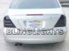 2001 2002 2003 2004 Mercedes-Benz C270 CDI Smoked Taillamps Taillights Tail Lamps Tint Film Overlays