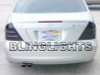 2001 2002 2003 2004 Mercedes-Benz C220 CDI Smoked Taillamps Taillights Tail Lamps Tint Film Overlays