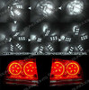 BlingLights Brand LED Spider Tail Light Bulb Set for Mitsubishi Mirage (all years)