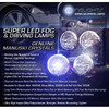 Lotus Elise Exige LED Fog Lamps Driving Lights Kit Foglamps Foglights Drivinglights