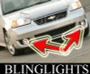 LED Angel Eye Halo Fog Lamps Lights for 2006 2007 Chevrolet Malibu SS