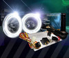 Halo Angel Eye Fog Lamps Lights Kit for 2012 2013 Kia Soul