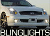 2003-2007 Infiniti Pulse One Kenstyle Body Kit Fog Lights Driving Lamps 2004 2005 2006