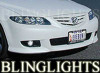 BlingLights Brand Fog Lights Lamps for 2003-2008 Mazda6 with Erebuni Body Kit