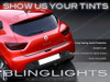 Renault Clio Tinted Smoked Tail Lamp Light Overlays Kit Protection Film