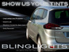 Opel Zafira Tourer Tinted Smoked Taillamps Taillights Overlays Protection Film