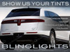 Lincoln MKT Tinted Tail Lamp Light Overlays Kit Smoked Film Protection