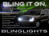 Jeep Commander LED DRL Head Light Strips Day Time Running Lamps