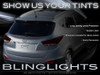 Hyundai Tucson ix35 Murdered Out Taillamp Overlays Tinted Taillight Covers