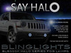 2011-2018 Jeep Patriot Halo Fog Lamp Driving Light Kit Angel Eyes