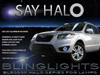 2010 2011 2012 Hyundai Santa Fe Halo Fog Lights Lamps Kit