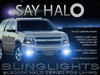 LED Halo Angel Eye Fog Lights for 2007-2014 GMC Yukon GMT900