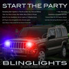 Jeep Commander Strobe Police Light Kit for Headlamps Headlights Head Lamps Strobes Lights