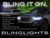 Hyundai Santa Fe LED DRL Head Light Strips Daytime Running Lamps (all years)