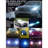 H11 6000K White Blue 55 Watt Xenon HID Light Lamp Conversion Kit 55w System HIDs from Japan JDM