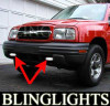 BlingLights Brand Fog Lights compatible with 1999-2004 Chevrolet Tracker