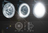 Halo Angel Eye Fog Lights Lamps Kit for 2010 2011 2012 Kia Sorento