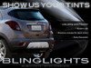 Opel Mokka Tinted Smoked Taillamps Taillights Overlays Film Protection