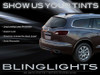 Buick Enclave Tinted Smoked Taillamps Taillights Tail Lamps Lights Protection Overlays Film