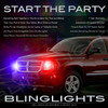 Mitsubishi Raider Strobe Light Kit for Headlamps Headlights Head Lamps Lights Police Strobes